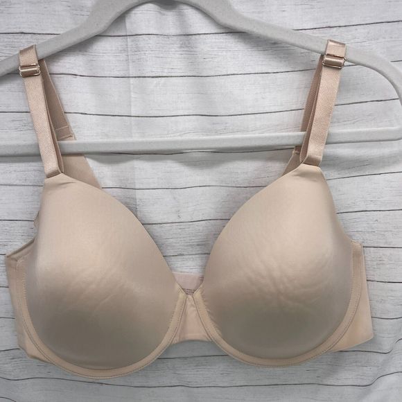 Soma Bra Vanishing 360 Seamless Perfect Coverage Cream Underwire  Size 36DD - Picture 1 of 7